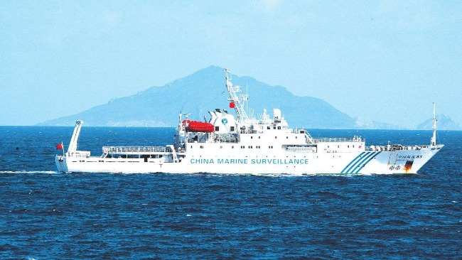 日媒：中國海警船巡航釣魚島，系海警法實(shí)施后首次
