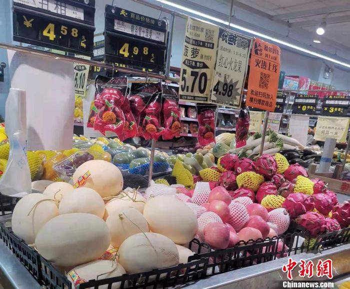 圖為北京西城區(qū)某超市。 <a target='_blank' href='http://www.chinanews.com/' >中新網(wǎng)</a>記者 謝藝觀 攝