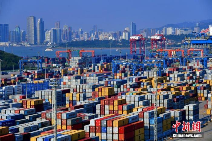 資料圖：集裝箱碼頭。<a target='_blank' href='http://www.chinanews.com/'>中新社</a>記者 王東明 攝