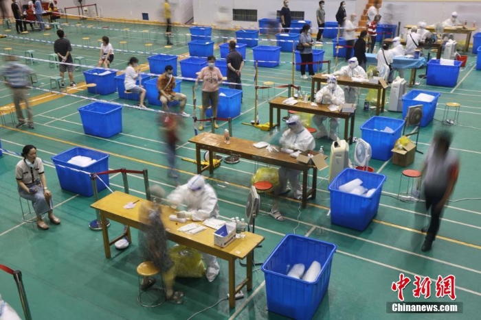 南京高校有序推進師生核酸檢測