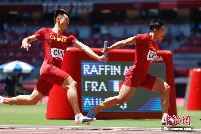 腳下生風！東京奧運會中國男子4x100接力晉級決賽