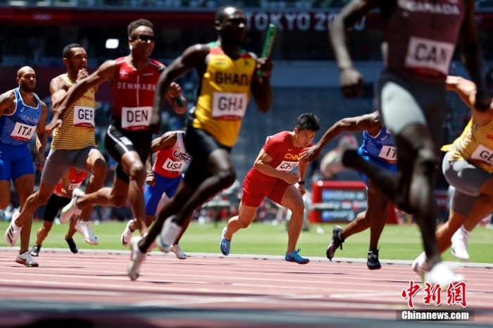 腳下生風！東京奧運會中國男子4x100接力晉級決賽