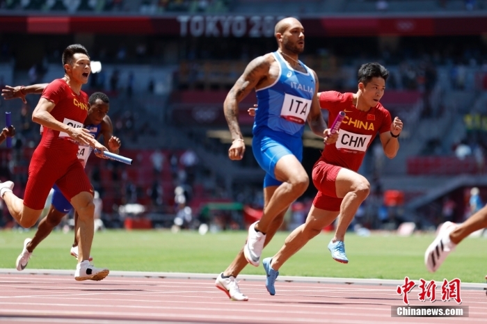 腳下生風！東京奧運會中國男子4x100接力晉級決賽