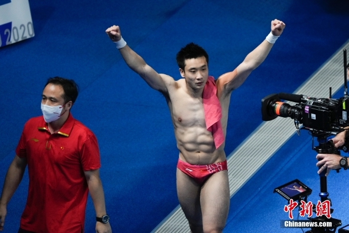 38金！曹緣奪得東京奧運會男子十米跳臺金牌
