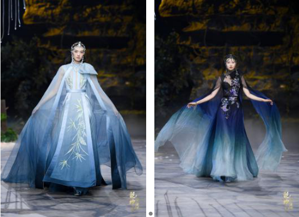 圖展山河盛景，服飾乾坤方儀――熊英|乾坤？方儀2022SS中國國際時(shí)裝周開幕大秀震撼上演