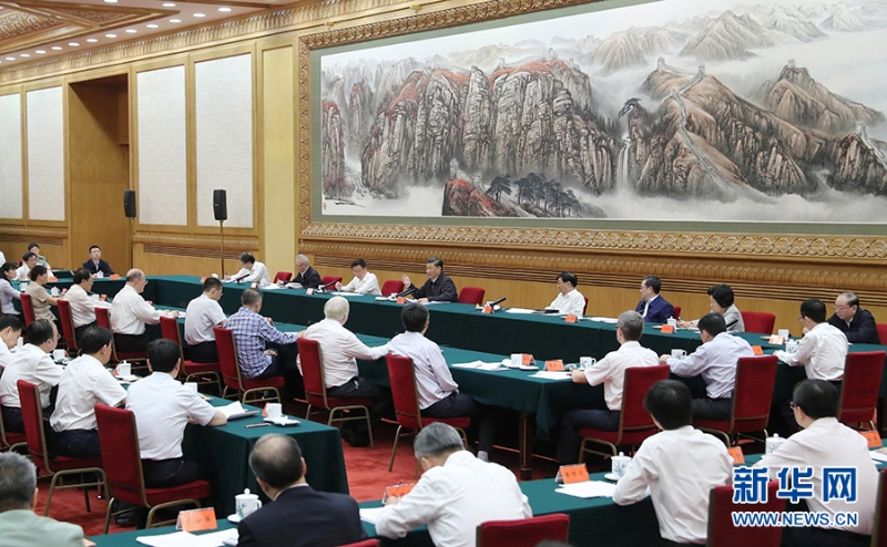 9月11日，中共中央總書記、國家主席、中央軍委主席習(xí)近平在京主持召開科學(xué)家座談會并發(fā)表重要講話。 新華社記者 姚大偉 攝.jpg