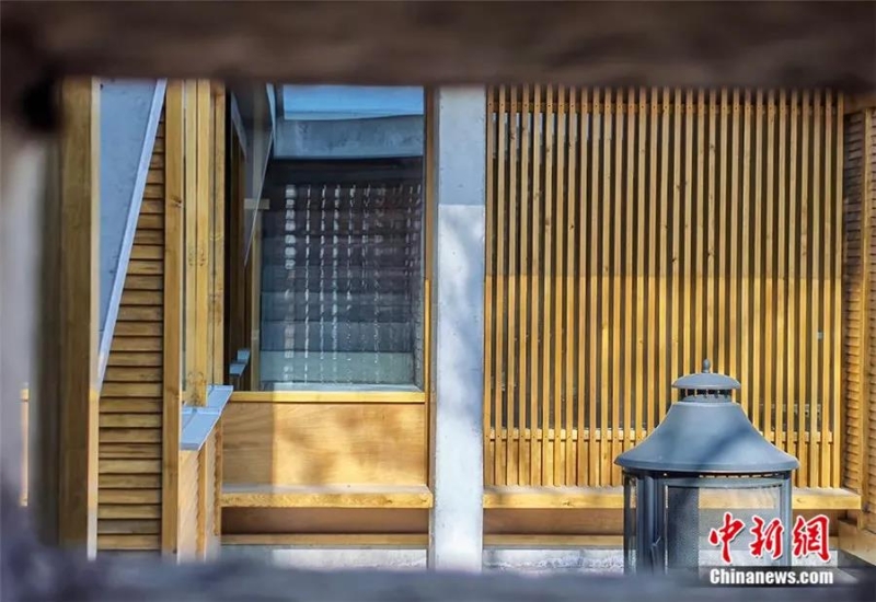 圖為房屋內(nèi)院。劉玉桃攝