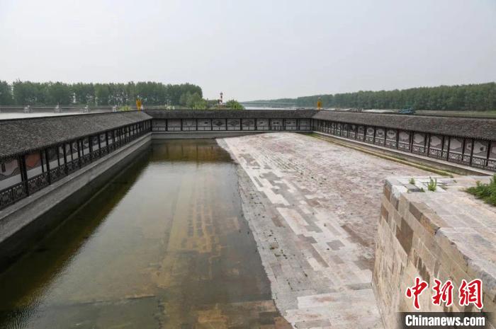圖片

世界灌溉工程遺產點-南關壩。　高郵市水利部門供圖