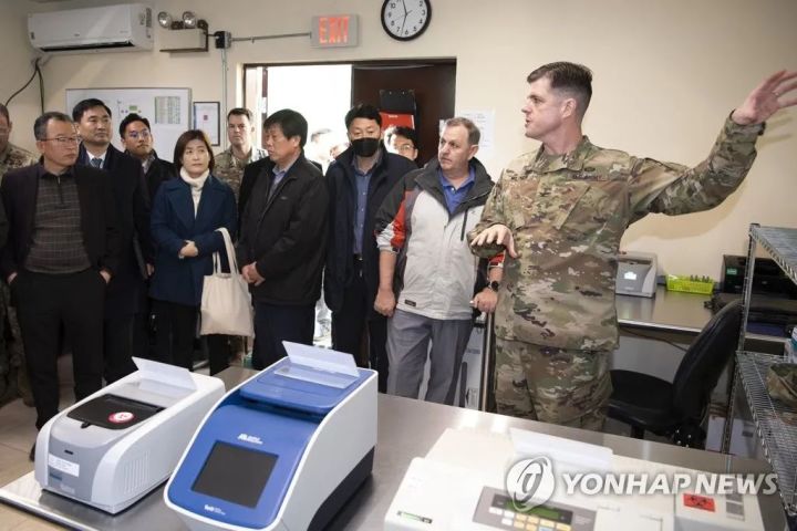 2019年12月末，駐韓美軍公開了釜山基地的相關設施。圖自韓聯(lián)社.jpg