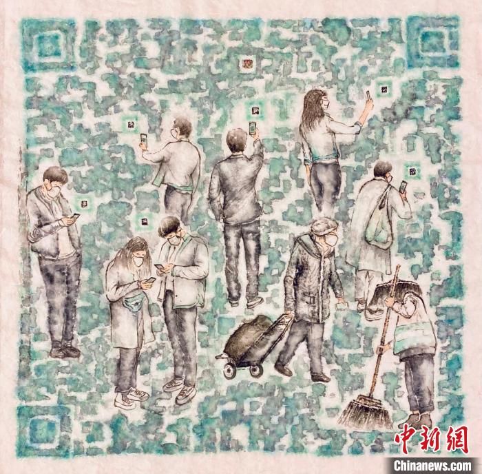 杜寶玉畫作《安心出行》?！∷囆g(shù)香港供圖