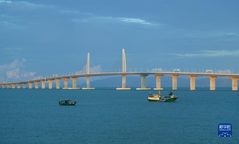這是港珠澳大橋景色（2020年9月11日攝）。新華社記者陳曄華攝