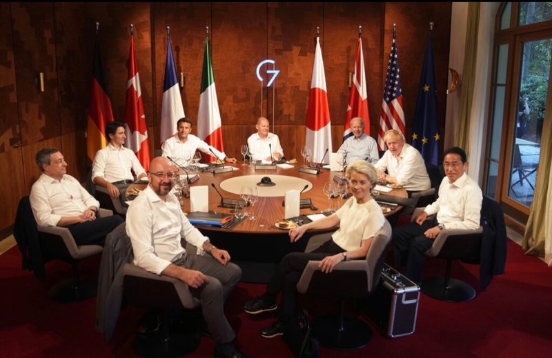 G7峰會前夕，美國就宣稱“將帶著最厲害的、對付中國的劇本抵達巴伐利亞參加G7峰會”。（圖源：美聯(lián)社）