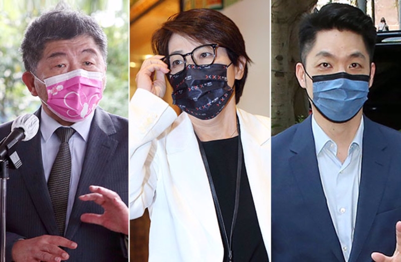臺(tái)北市長(zhǎng)選戰(zhàn)，陳時(shí)中(左起)、臺(tái)北市副市長(zhǎng)黃珊珊、國(guó)民黨民代蔣萬(wàn)安3人競(jìng)逐。（圖源：臺(tái)灣“中時(shí)新聞網(wǎng)”）