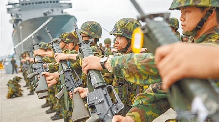 臺(tái)軍示意圖