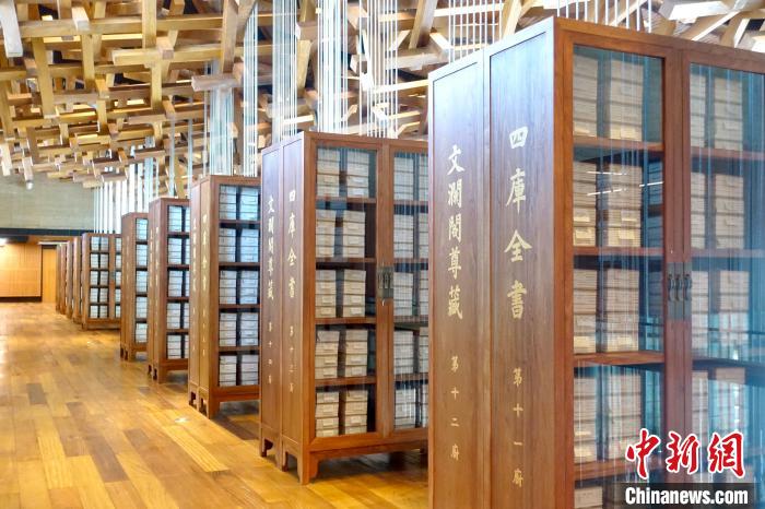 杭州國家版本館的藏書。　錢晨菲 攝