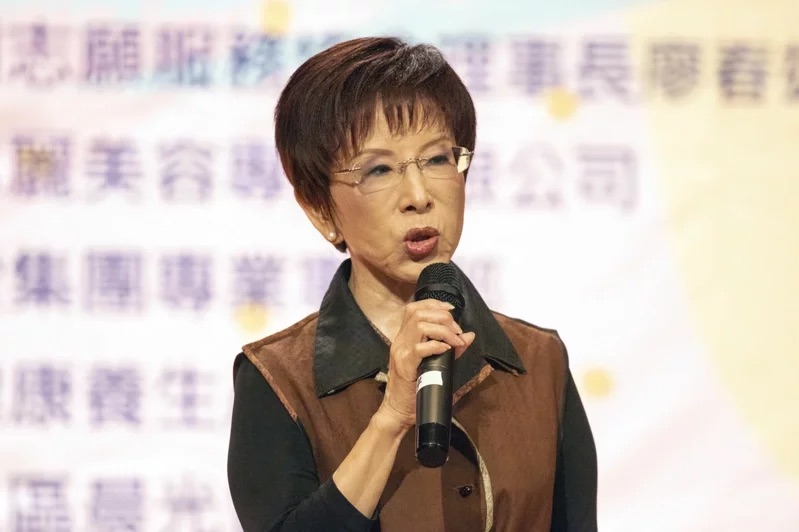 國(guó)民黨前主席洪秀柱。（圖源：臺(tái)灣《聯(lián)合報(bào)》）