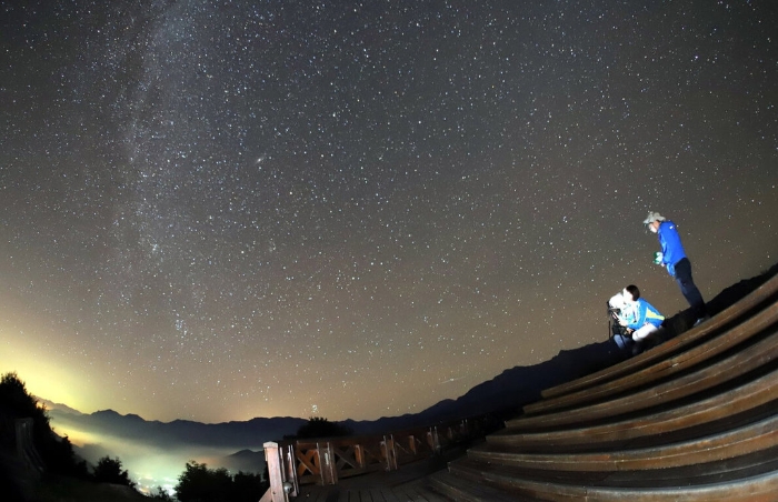 臺(tái)灣阿里山將推出“仲秋星空之旅”活動(dòng)。 圖片來源：臺(tái)灣“中央社”
