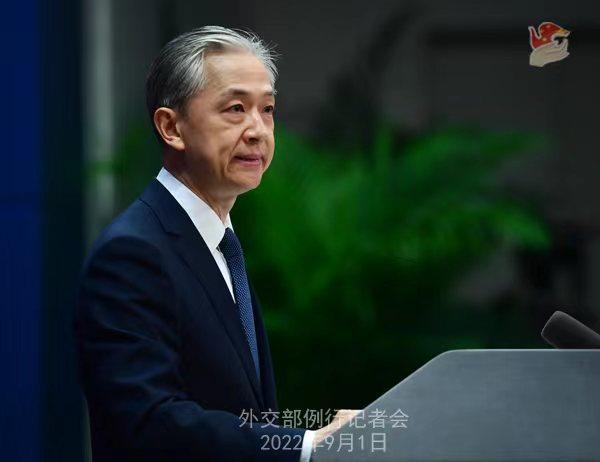 汪文斌：日方反復(fù)炒作“中國威脅”，包藏重走軍事擴張老路的野心_1662086089591