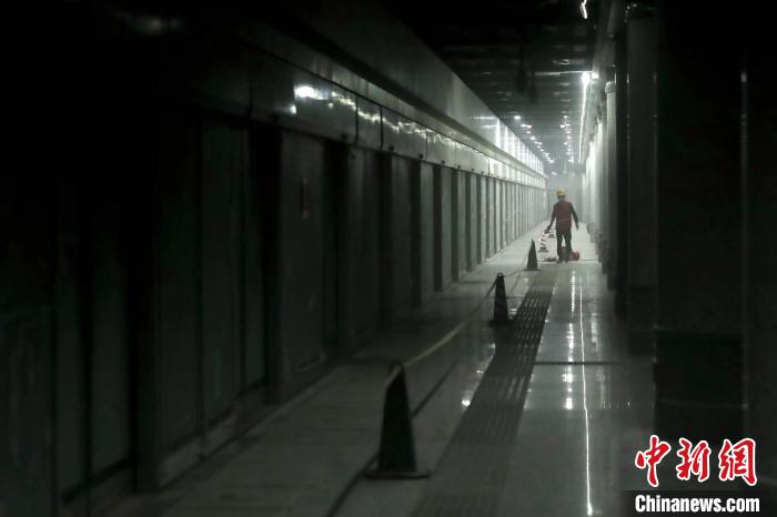 圖為北京地鐵16號線富豐橋站內(nèi)景?！?lt;a target='_blank' href='/'>中新社</a> 易海菲 攝