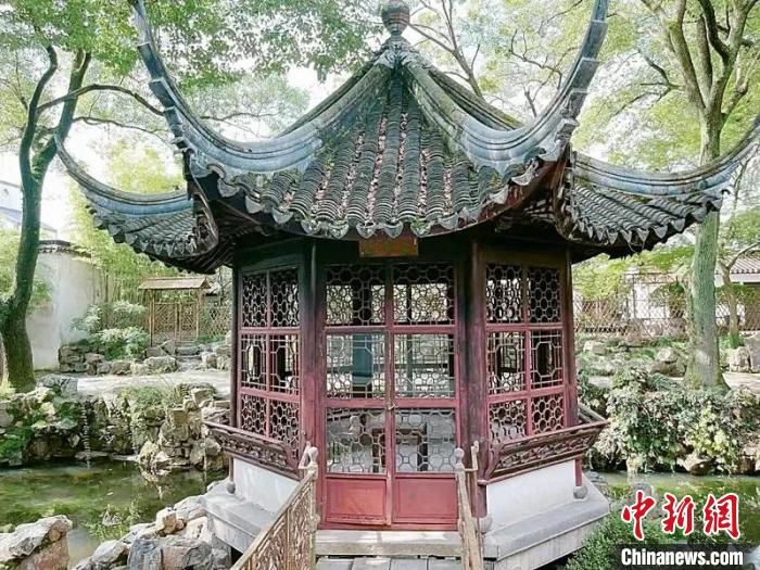 拙政園依山傍水，建以亭閣。圖片來(lái)源：臺(tái)灣《聯(lián)合報(bào)》