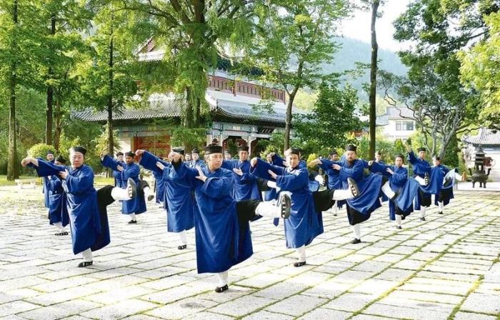 嶗山道教武術(shù)。圖片來(lái)源：臺(tái)灣《聯(lián)合報(bào)》