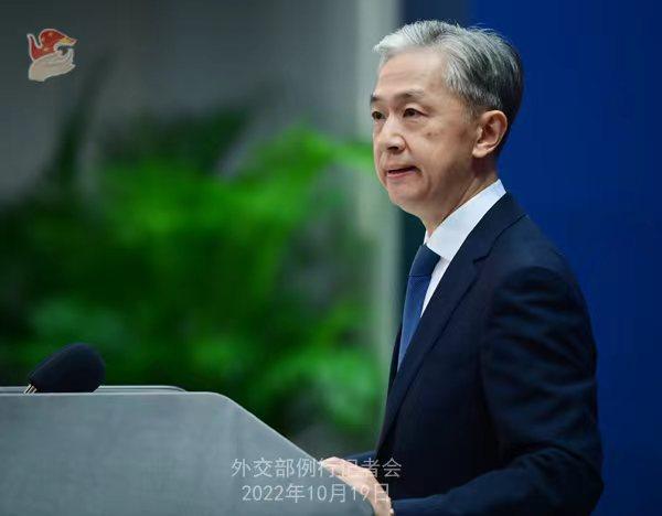 外交部發(fā)言人汪文斌。 薛偉 攝