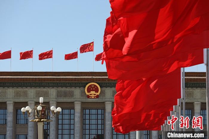 10月16日，中國共產(chǎn)黨第二十次全國代表大會在北京人民大會堂隆重開幕。<a target='_blank' href='/'>中新社</a>記者 蔣啟明 攝