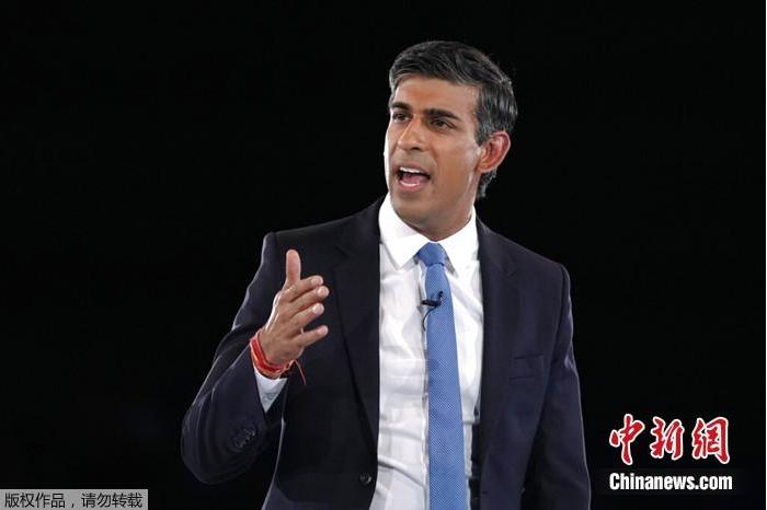 資料圖：英國前財政大臣蘇納克。