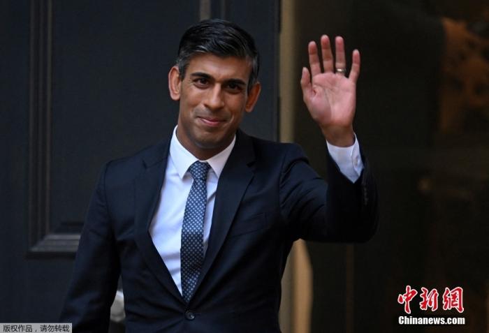 英國新任首相蘇納克。