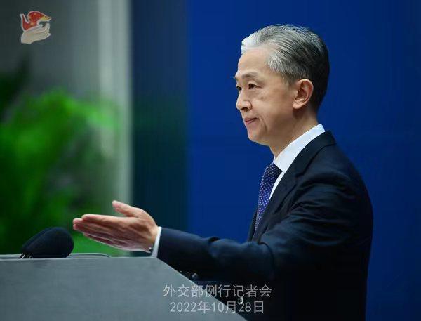 外交部發(fā)言人汪文斌。 薛偉 攝
