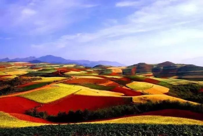 東川紅土地。圖片來源：臺灣《經(jīng)濟日報》