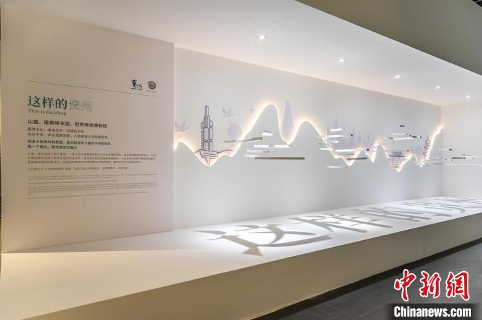 圖為大展主展廳“這樣的貴州”?！√普?攝