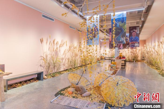 圖為大展“風(fēng)物：詩與視”貴州風(fēng)物展展廳?！√普?攝