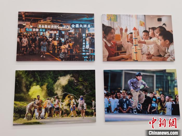 圖為大展展出的攝影圖片?！≈苎嗔?攝