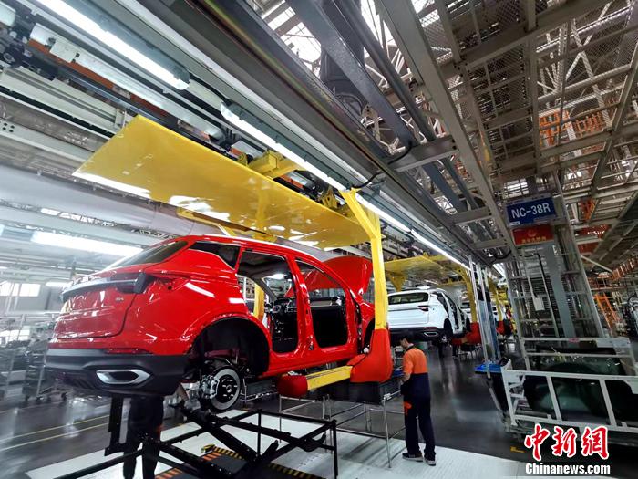 汽車制造資料圖。<a target='_blank' href='/' >中新網(wǎng)</a>記者 李金磊 攝