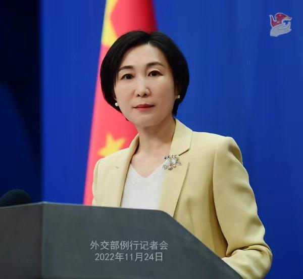外交部發(fā)言人毛寧。 薛偉 攝
