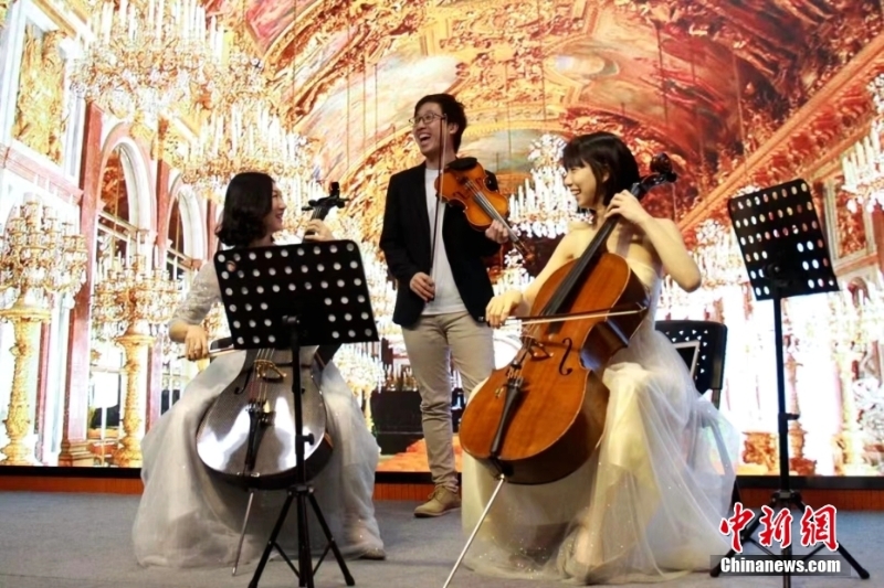資料圖為林楚蕓（右）受邀演出。 <a target='_blank' href='/'>中新社</a>發(fā) 受訪者供圖