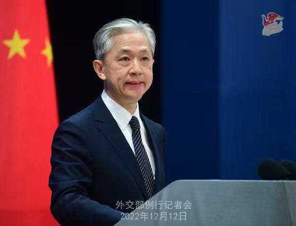 外交部發(fā)言人汪文斌。 薛偉 攝