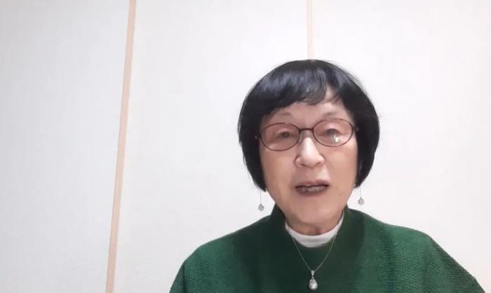圖片松岡環(huán)接受<a target='_blank' href='/'>中新社</a>記者視頻專訪。 申冉 攝