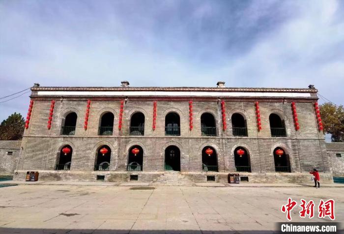 圖為殷墟考古文旅小鎮(zhèn)?！“碴柺形麄鞑抗﹫D