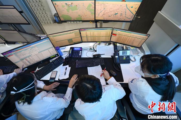北京市朝陽區(qū)緊急醫(yī)療救援中心?！?lt;a target='_blank' href='/'>中新社</a>記者 趙文宇 攝