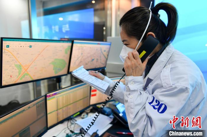 北京市朝陽區(qū)緊急醫(yī)療救援中心?！?lt;a target='_blank' href='/'>中新社</a>記者 趙文宇 攝