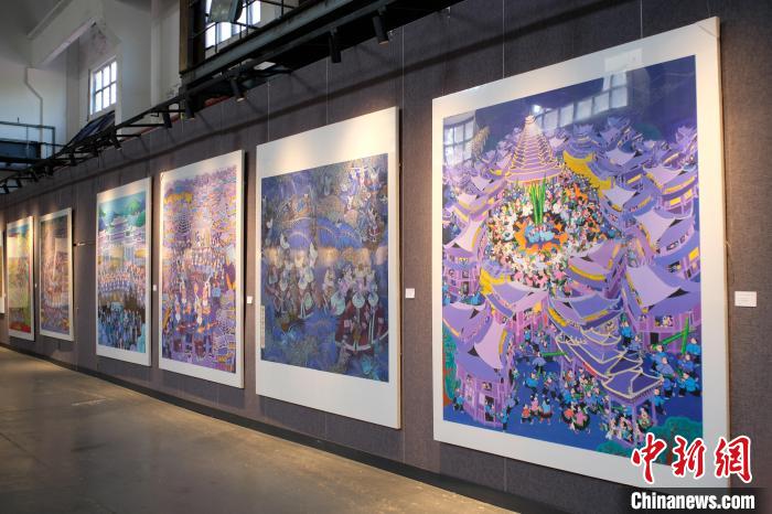 圖為展覽現(xiàn)場(chǎng)?！⒖÷?攝