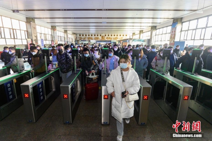 2023年春運拉開帷幕。 <a target='_blank' href='/'>中新社</a>記者 韋亮 攝
