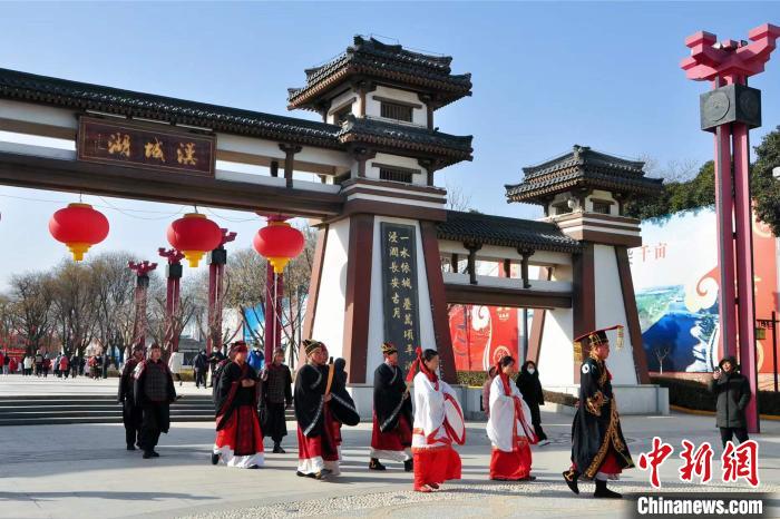 圖為漢長安城新春活動(dòng)現(xiàn)場?！h長安城供圖