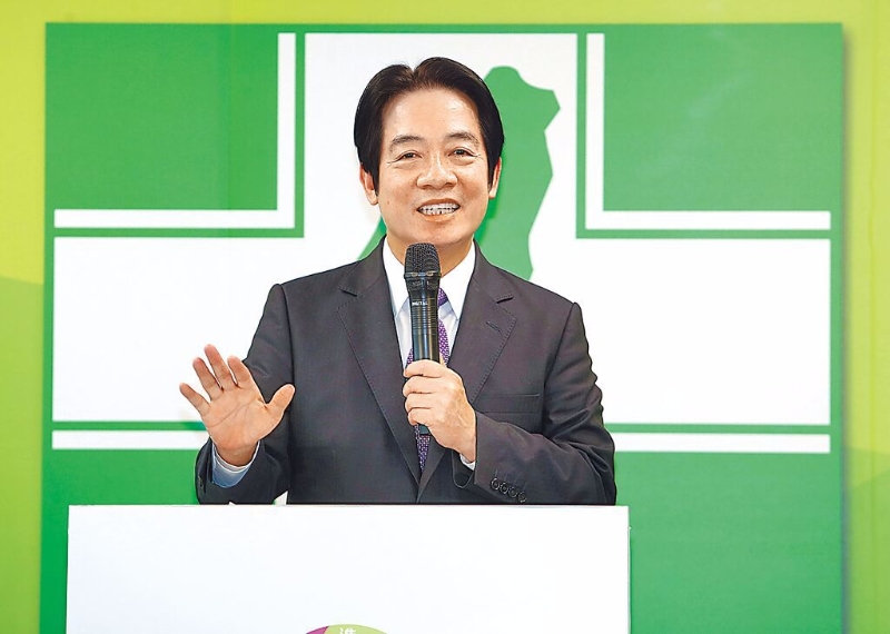 臺灣地區(qū)副領(lǐng)導(dǎo)人、民進(jìn)黨主席賴清德。（中時新聞網(wǎng)／劉宗龍攝） 圖片來源：臺灣“中時新聞網(wǎng)”.jpg