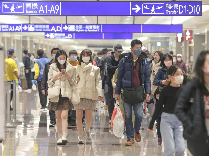 指揮官王必勝表示，自2月7日起取消大陸入境旅客唾液PCR篩檢措施。（陳麒全攝）圖片來源：臺灣中時新聞網(wǎng).jpg