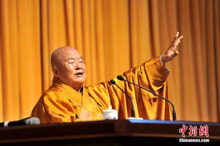 2月6日，臺(tái)灣佛光山宣布，開(kāi)山宗長(zhǎng)星云大師5日下午在位于高雄的佛光山傳燈樓開(kāi)山寮圓寂。(資料圖片)圖/<a target='_blank' href='/'>中新社</a>記者 呂明