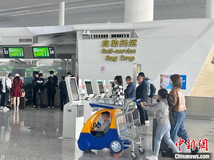 今年春運，白云機場航站樓內(nèi)客流回升 白云機場 供圖