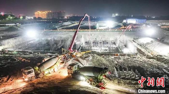 “靚淮河”工程正在火熱建設中?！“霾菏形麄鞑抗﹫D